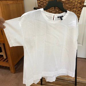 Eileen Fisher crisp, white cotton top